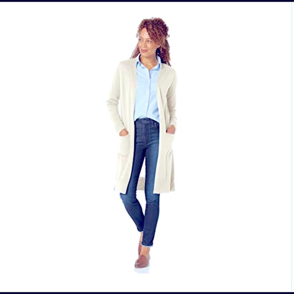 Amazon lightweight oatmeal heather cardigan - Picture 2 of 4